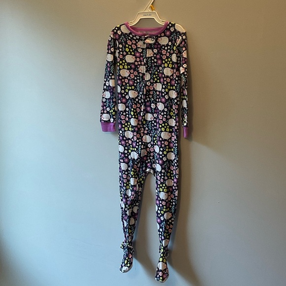 Simple Joys by Carter's Toddlers Snug-Fit Footed Cotton Pajamas, 3pk - Pink Cat - Picture 7 of 14